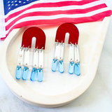 Patriotic Audrey Earrings