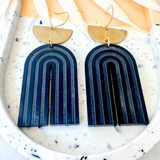 Noir Julie Earrings