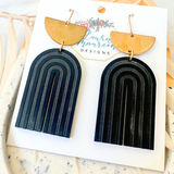 Noir Julie Earrings