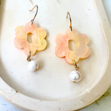 Quartz Elyn Earrings- Opal