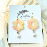 Quartz Elyn Earrings- Opal
