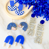 Game Day Mascot Earrings- Wildcats