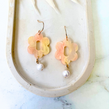 Quartz Elyn Earrings- Opal