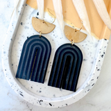 Noir Julie Earrings