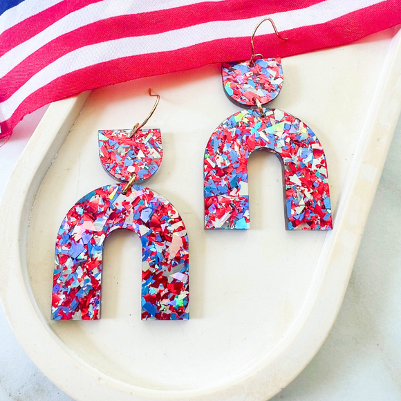 Patriotic Ella Earrings