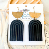 Noir Julie Earrings