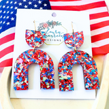 Patriotic Ella Earrings