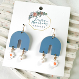 Daisy Chain Gracie Earrings- Cornflower