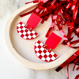 Game Day Betty Earrings- Red