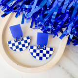 Game Day Betty Earrings- Blue