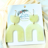 Quartz Ella Earrings- Jade