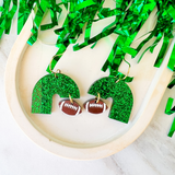 Game Day Etta Earrings- Green