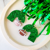 Game Day Etta Earrings- Green