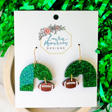 Game Day Etta Earrings- Green