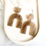 Quartz Ella Earrings- Smokey