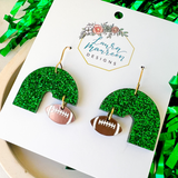 Game Day Etta Earrings- Green