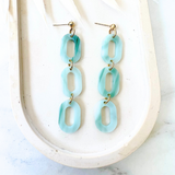 Quartz Maggie Earrings- Emerald