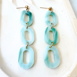 Quartz Maggie Earrings- Emerald