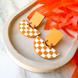 Game Day Betty Earrings- Orange