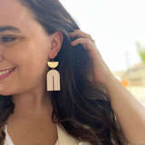 Everyday Julie Earrings- Blush