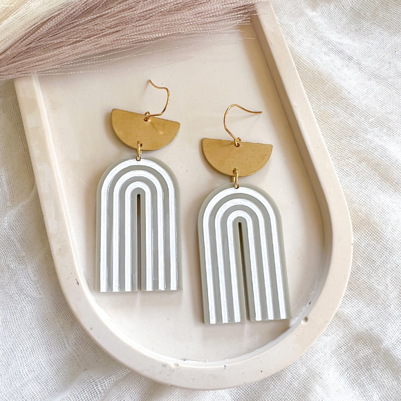 Everyday Julie Earrings- Stone