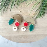 Holiday Mistletoe Cora Earrings