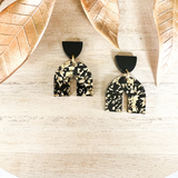 Glitter Party Claire Earrings- Black