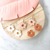 Blushing Blooms 3 in 1 Mini Hoop Earrings