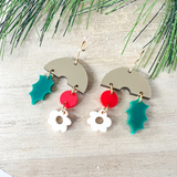 Holiday Mistletoe Cora Earrings