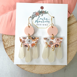 Blushing Blooms Scarlett Earrings