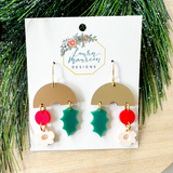 Holiday Mistletoe Cora Earrings