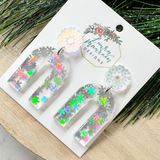 Holiday Snowflake Jeannie Earrings