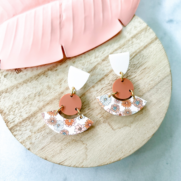 Blushing Blooms Athena Earrings