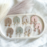 Everyday Gracie Earrings- Blush & Sunstone