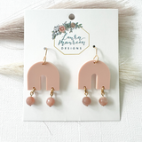 Everyday Gracie Earrings- Blush & Sunstone